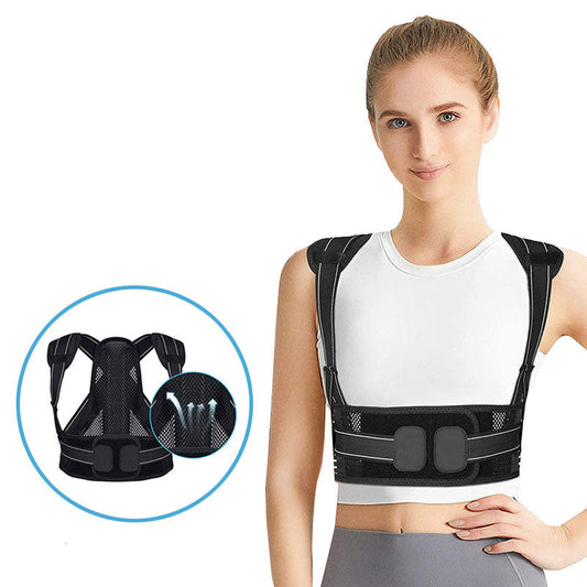 Haltungstrainer aus Mesh mit Kreuzgurten