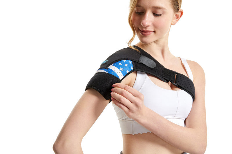 Einseitige Schulterbandage mit Außentasche