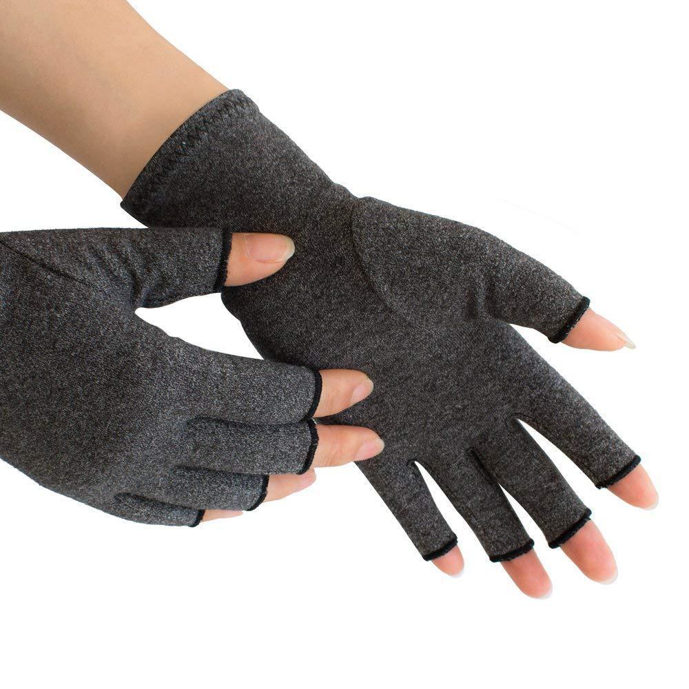 Handkompressionschuhe für Arthritis - Bequeme Passform, fingerloses Design, atmungsaktives und feuchtigkeitstransportierendes Gewebe - Linderung von rheumatoiden Schmerzen/Muskelverspannungen/Karpaltunnelschmerzen