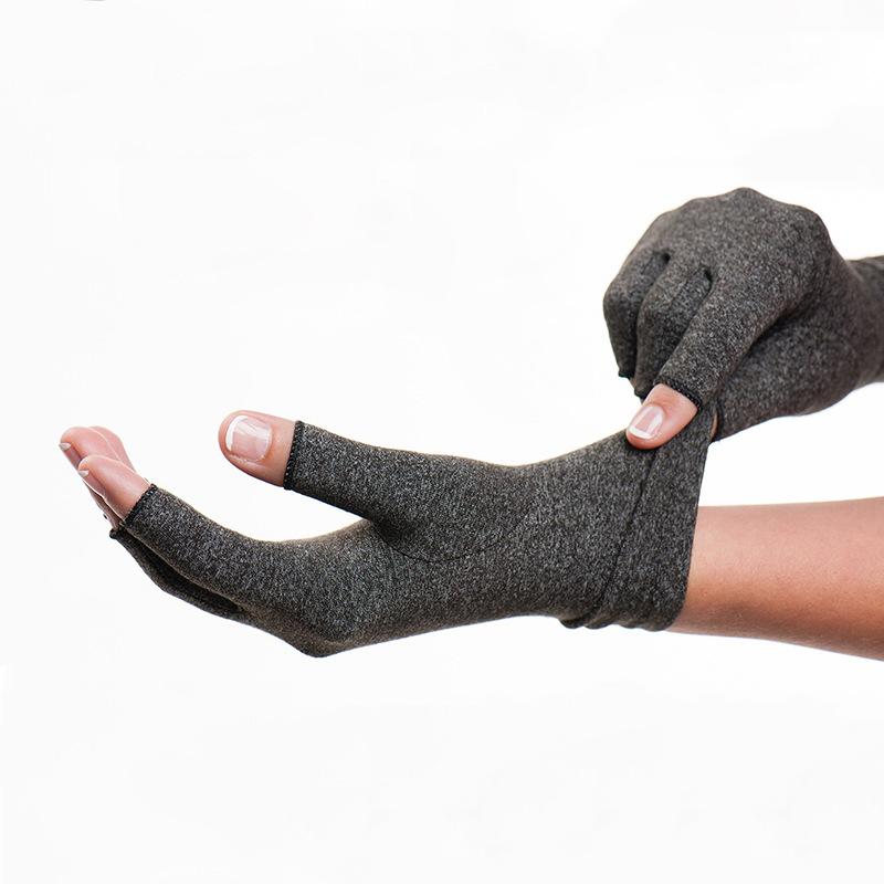Handkompressionschuhe für Arthritis - Bequeme Passform, fingerloses Design, atmungsaktives und feuchtigkeitstransportierendes Gewebe - Linderung von rheumatoiden Schmerzen/Muskelverspannungen/Karpaltunnelschmerzen