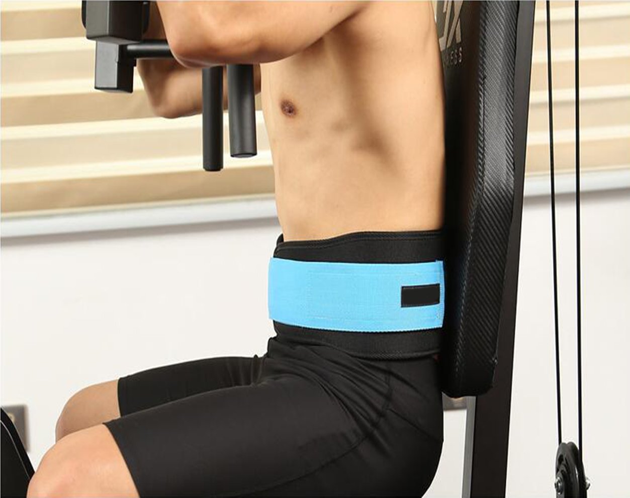 Gewichthebergürtel - Hochleistungs-Neopren-Rückenstütze - Leichte und schwere Kernstütze für Gewichtheben und Fitness