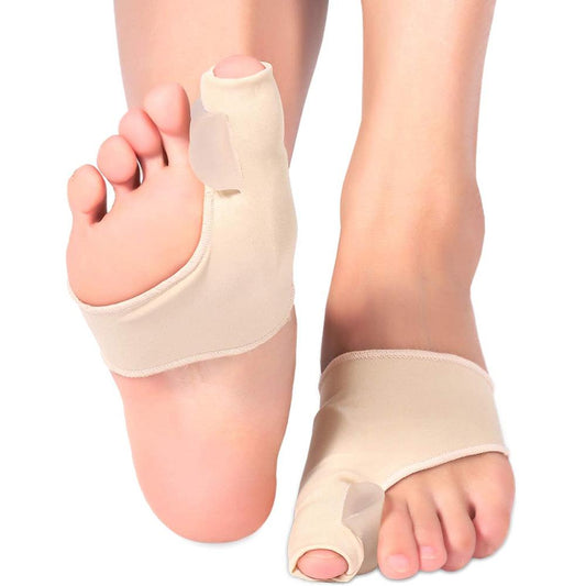 Ballenschutz, Zehentrenner hallux valgus, Bunion Glätteisen Zehengelenkschutz mit eingebautem Silikongelpad für Hallux Valgus (1 Paar)