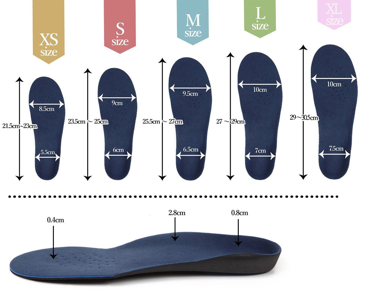 ZSZBACE Comfort-Einlegesohlen für Sport und Alltag, orthetische Fußsohle für Bogenstützen, Dämpfung und schmerzhafte Fersensporn
