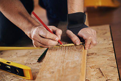 Premium gefütterte Handgelenkstütze / Handgelenkbandage / Karpaltunnel-Handgelenkstütze / Arthritis-Handstütze - Passend für beide Hände - verstellbar