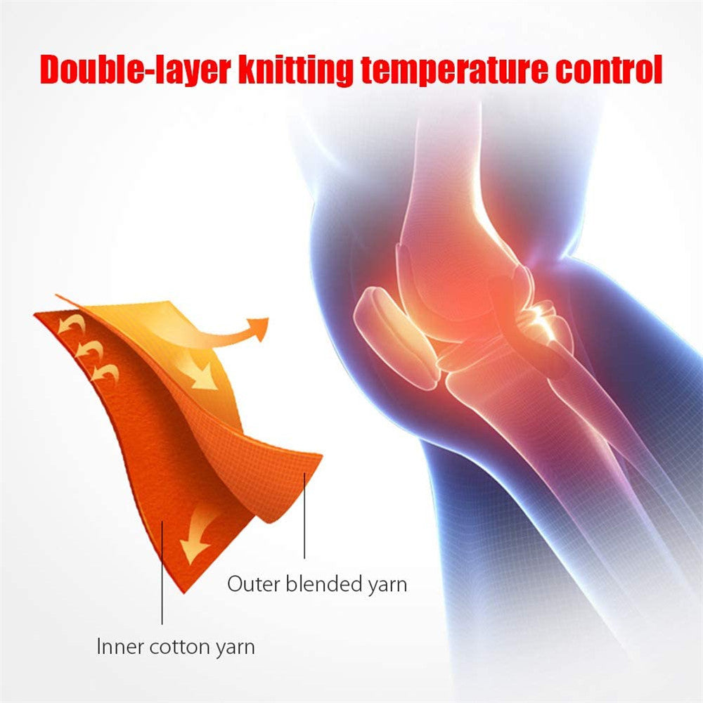 Selbsterwärmende Knieschützer, Kniewärmer, Wärme Knieschoner, Wärmetherapie Kniebandage, Winter Warm Knieorthese Schmerzlinderung, Für Freizeit Und Allerlei Sport - Unisex - 1 Paar