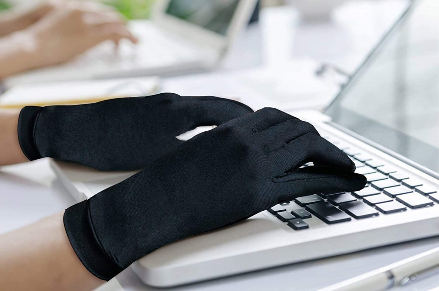 Kupfer Kompression Vollfinger Arthritis Handschuhe. Kupfer bietet zusätzlichen Schutz. Bester Kupferhandschuh für Karpaltunnel, Tippen, Fit für Männer & Frauen