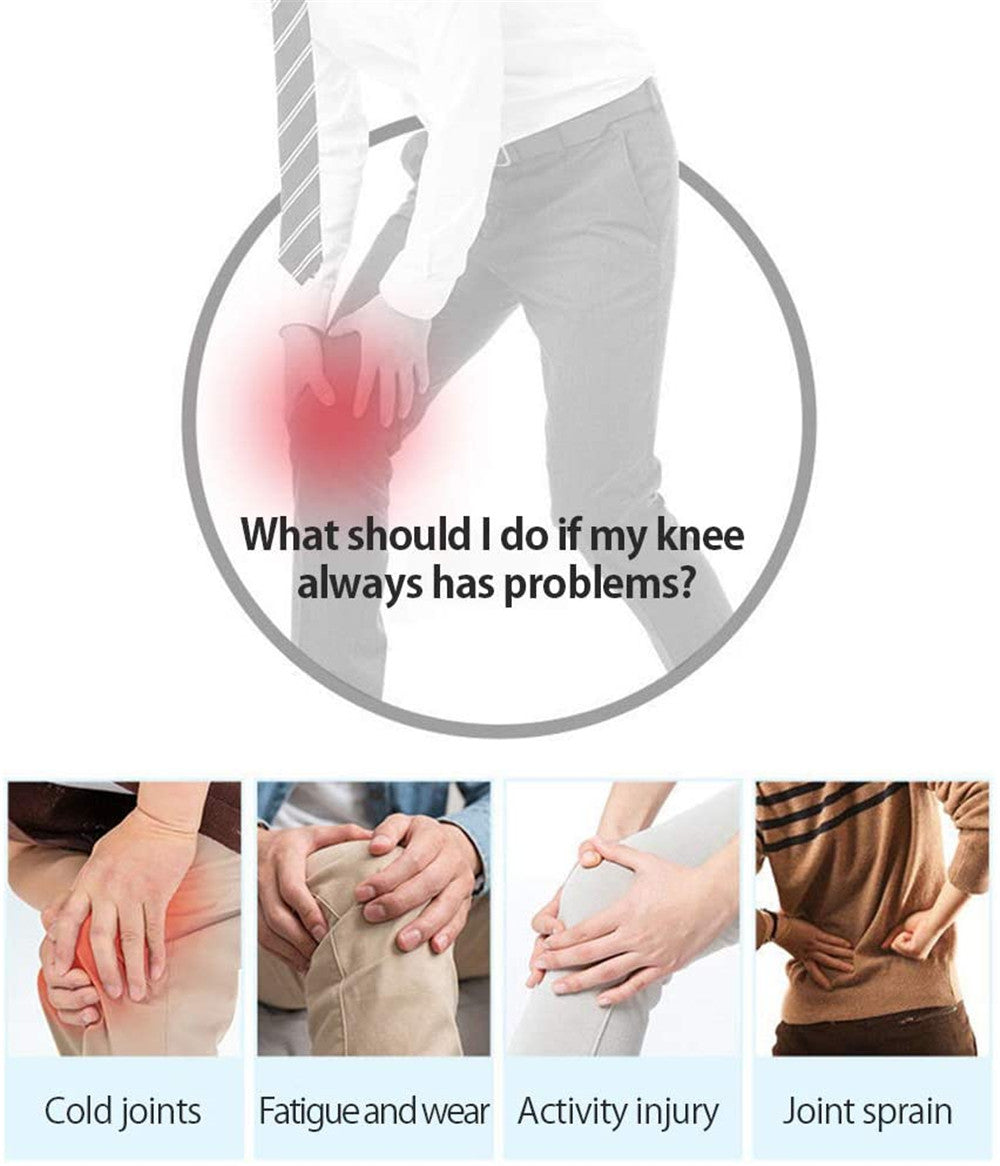 Selbsterwärmende Knieschützer, Kniewärmer, Wärme Knieschoner, Wärmetherapie Kniebandage, Winter Warm Knieorthese Schmerzlinderung, Für Freizeit Und Allerlei Sport - Unisex - 1 Paar