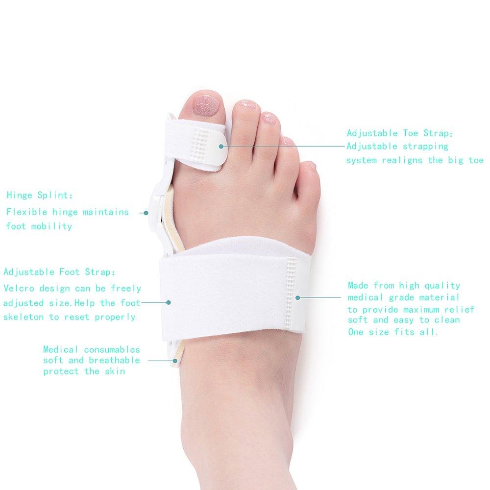 Zehenspreizer für Männer & Frauen - Orthopädische Zehenkorrektur , Hallux Valgus Brace