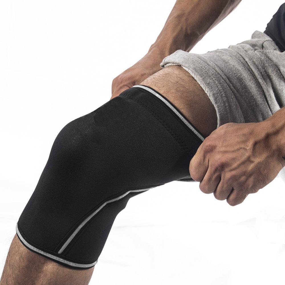 7mm Kompressions-Kniestützen für schweres Heben, Kniebeugen, Fitnessstudio und andere Sportarten