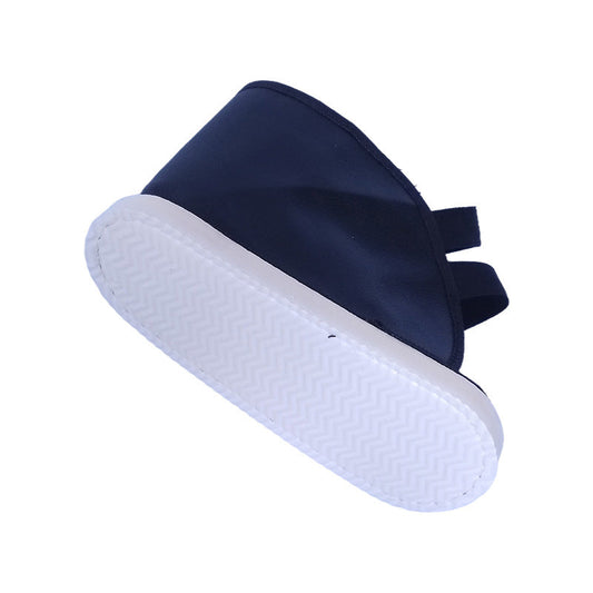 Offener Stützschuh mit Wickelverschluss