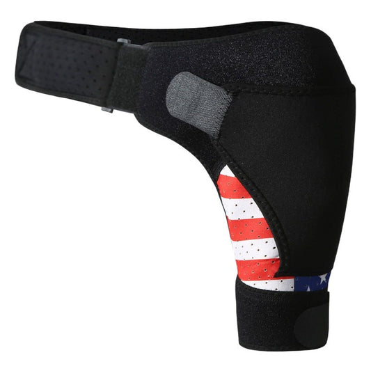 Verstellbare Schulterbandage mit Flaggenmotiv