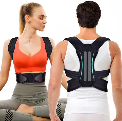 Rückenbandage mit gestreiftem Stützpanel