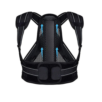 Haltungstrainer aus Mesh mit Kreuzgurten