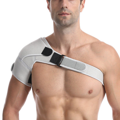 Schulterbandage mit ausgespartem Stützpanel