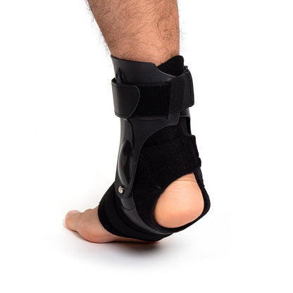 Offene Knöchelbandage mit seitlicher Schiene