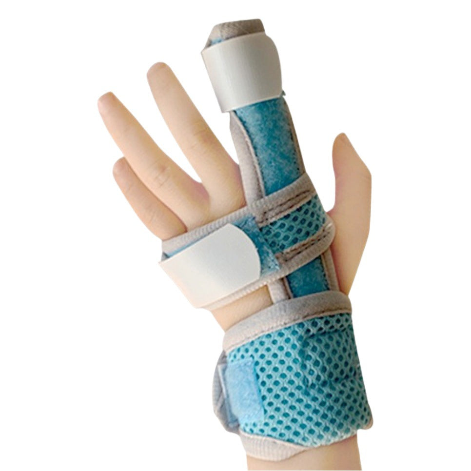 Fingerstützschiene mit Handgelenkgurten