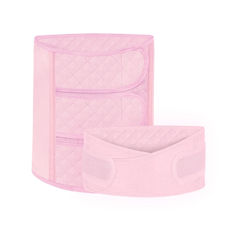 Rosa Bauchbandage mit drei Panels