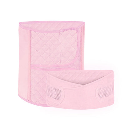 Mehrlagige Bauch- und Beckenbandage in Rosa