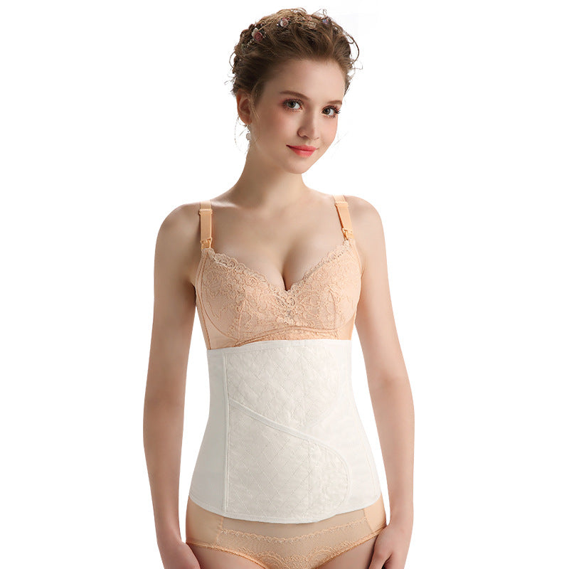 Hohe Bauchbandage in Weiß
