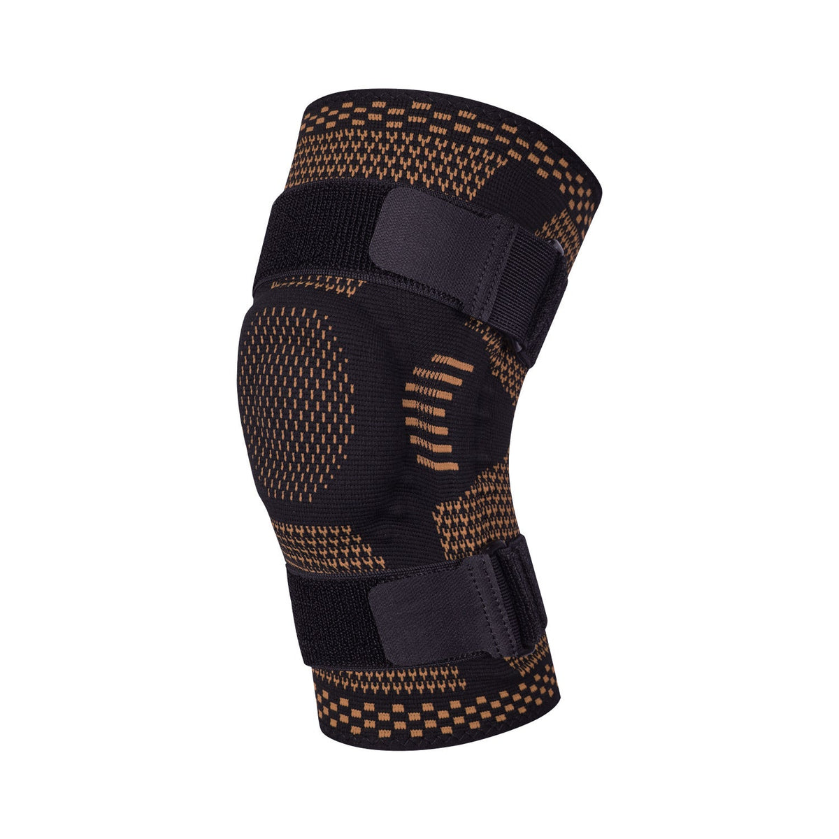Strick-Kniebandage mit zwei verstellbaren Gurten