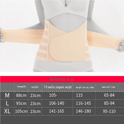 Bauch- und Beckenbandage mit Kreuzpanel