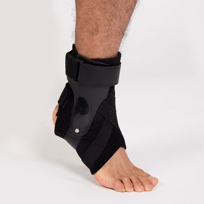 Offene Knöchelbandage mit seitlicher Schiene