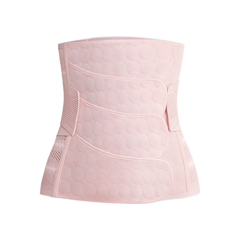 Rosa Bauchbandage mit seitlichen Zuggurten