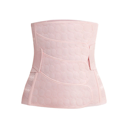 Rosa Bauchbandage mit seitlichen Zuggurten