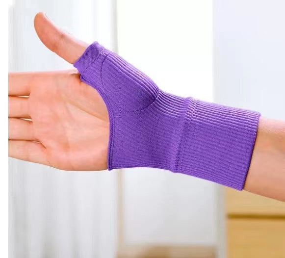 Gerippte Handgelenkbandagen mit Daumenöffnung