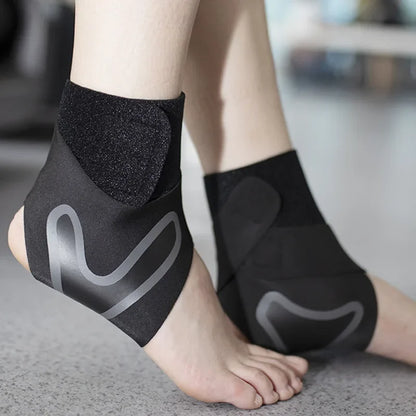 Offene Knöchelbandage mit Kreuzgurten