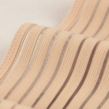 Breite, gerippte Beckenbandage nach der Geburt