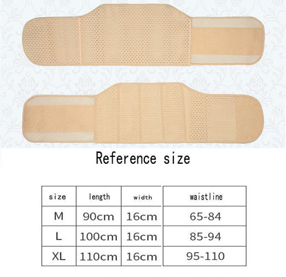 Perforierte Bauchbandage mit Seitenverschluss