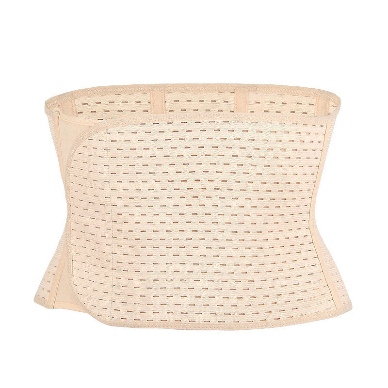 Beige, perforierte Bauchbandage