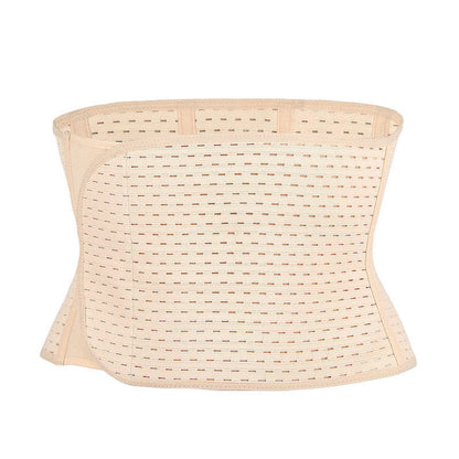 Beige, perforierte Bauchbandage