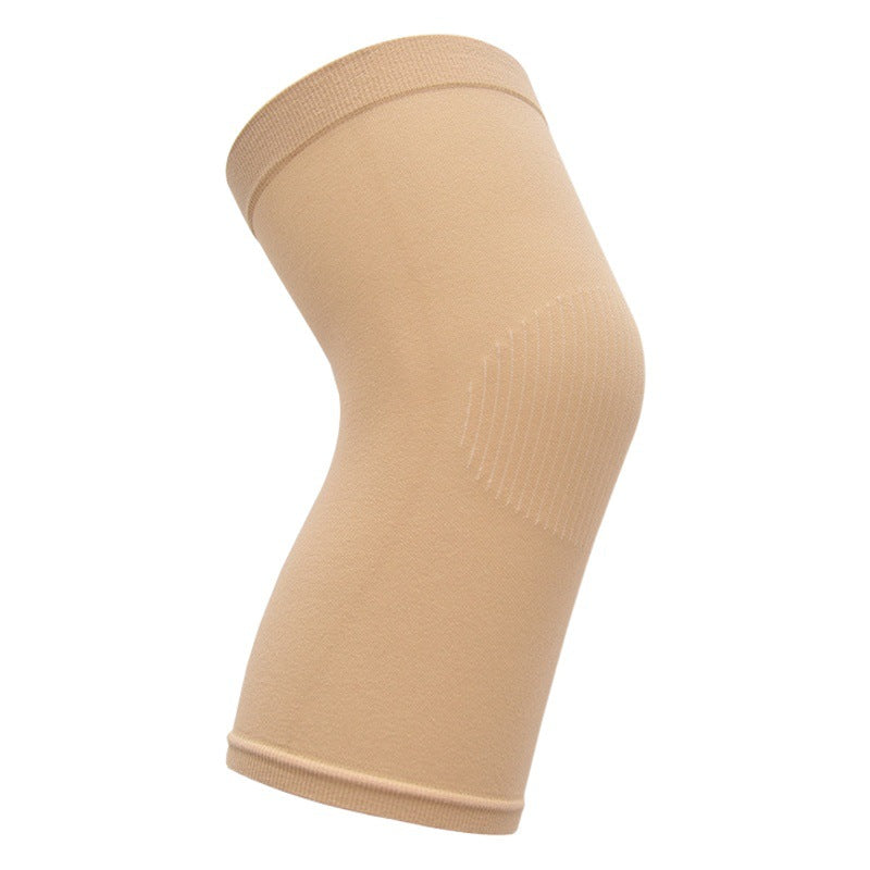 Einfarbige Kniebandage in Beige