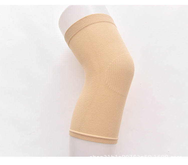 Einfarbige Kniebandage in Beige