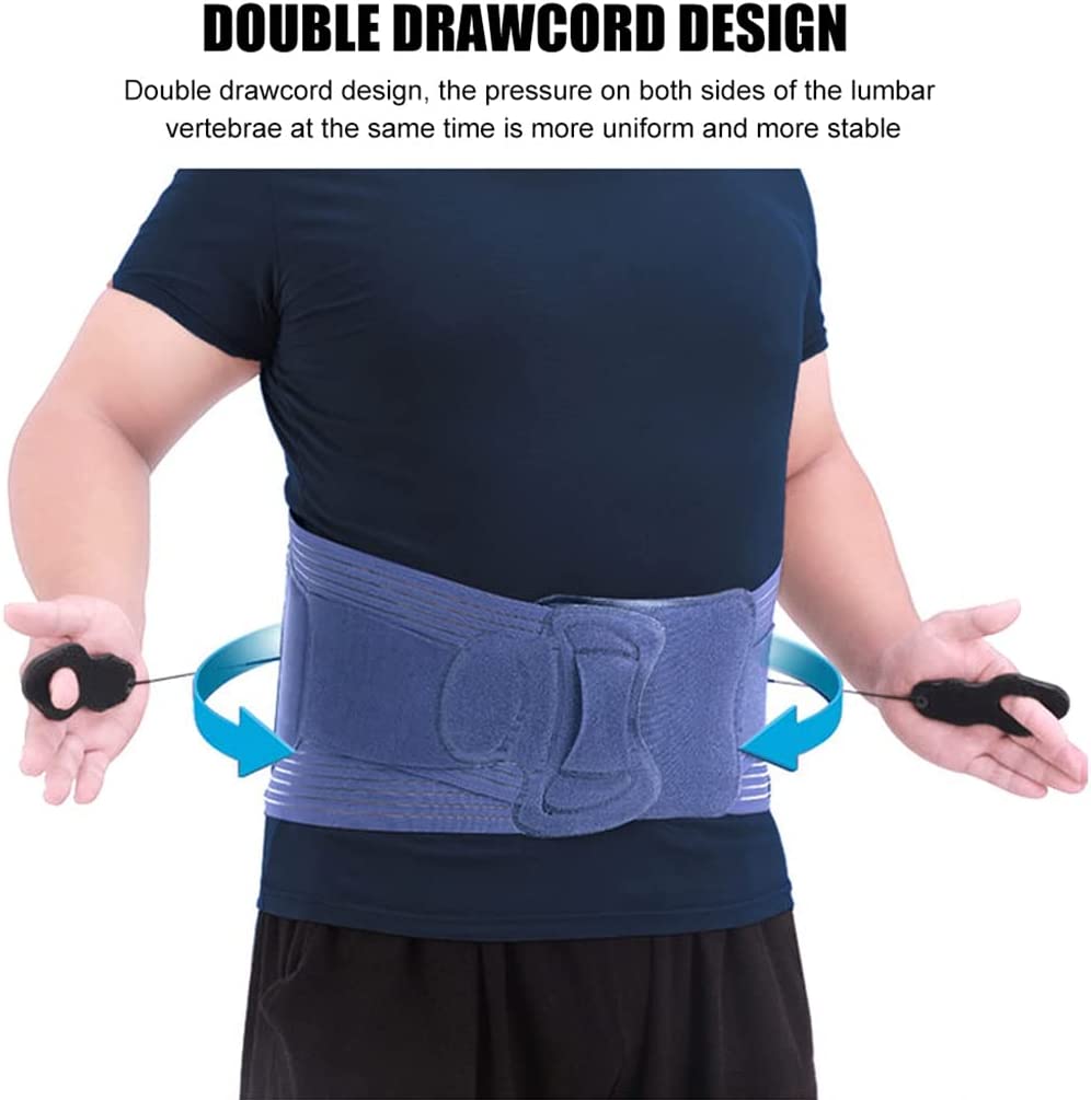 Lendenbandage mit Stützpanel und Seilzug
