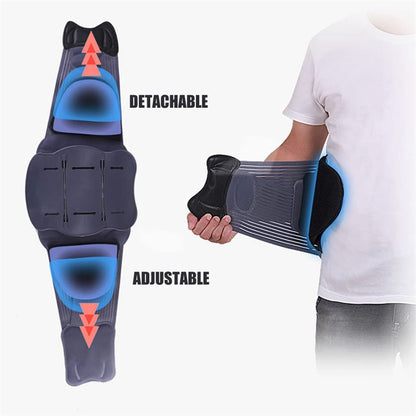Lendenbandage mit Stützpanel und Seilzug