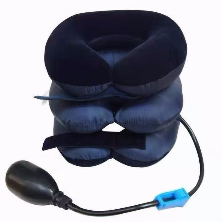 Aufblasbare Nackenstütze mit Handpumpe