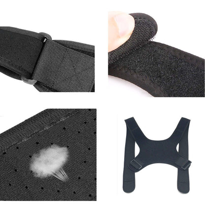 Haltungstrainer mit breitem Panel am oberen Rücken