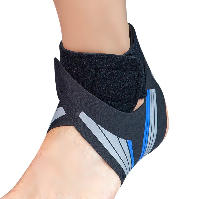 Knöchel-Wickelbandage mit blauen Akzenten