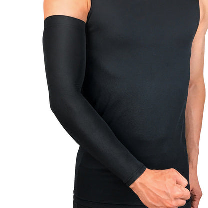 Atmungsaktive Kompressionsbandage für den Ellenbogen