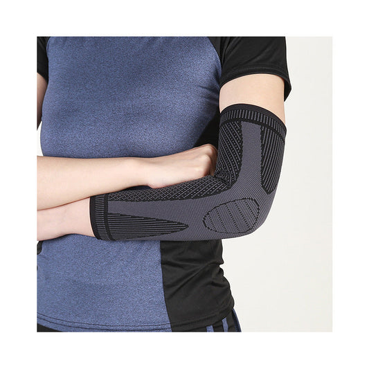 Konturierte Ellenbogenbandage in Grau