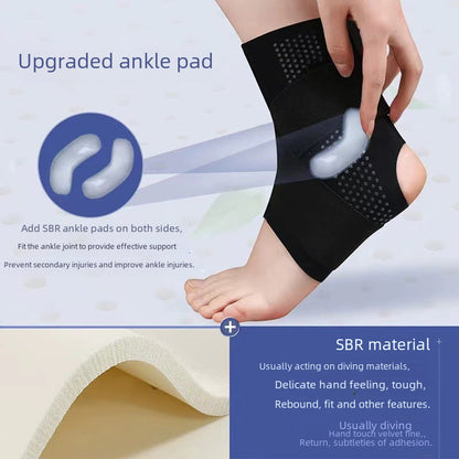 Schmale Knöchelbandage mit Kreuzwicklung