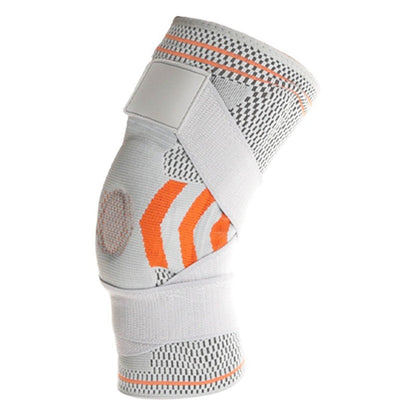 Kniebandage mit Patellaring und Kreuzgurten