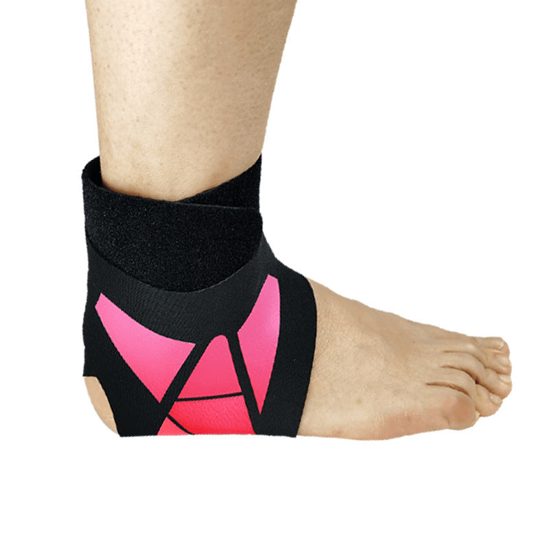 Knöchel-Wickelbandage mit rosa Panel