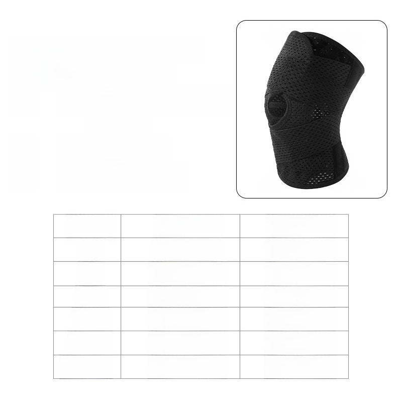 Wickelbare Kniebandage mit Patellaöffnung