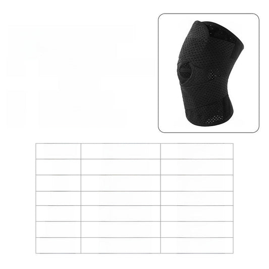 Wickelbare Kniebandage mit Patellaöffnung