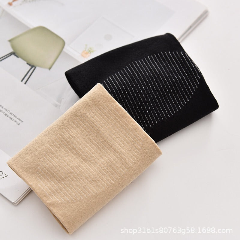 Einfarbige Kniebandage in Beige