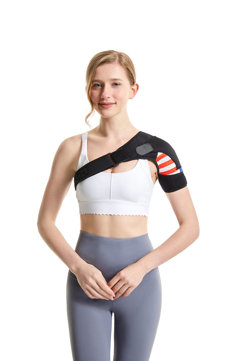 Einseitige Schulterbandage mit Außentasche